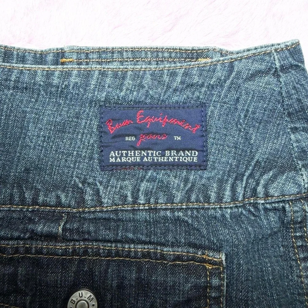 Y2K B.U.M. Equipment Denim Mini Skirt